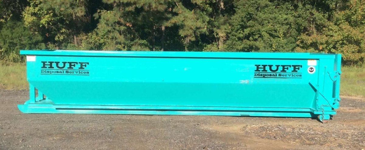 Huff Disposal 20 yard roll off dumpster