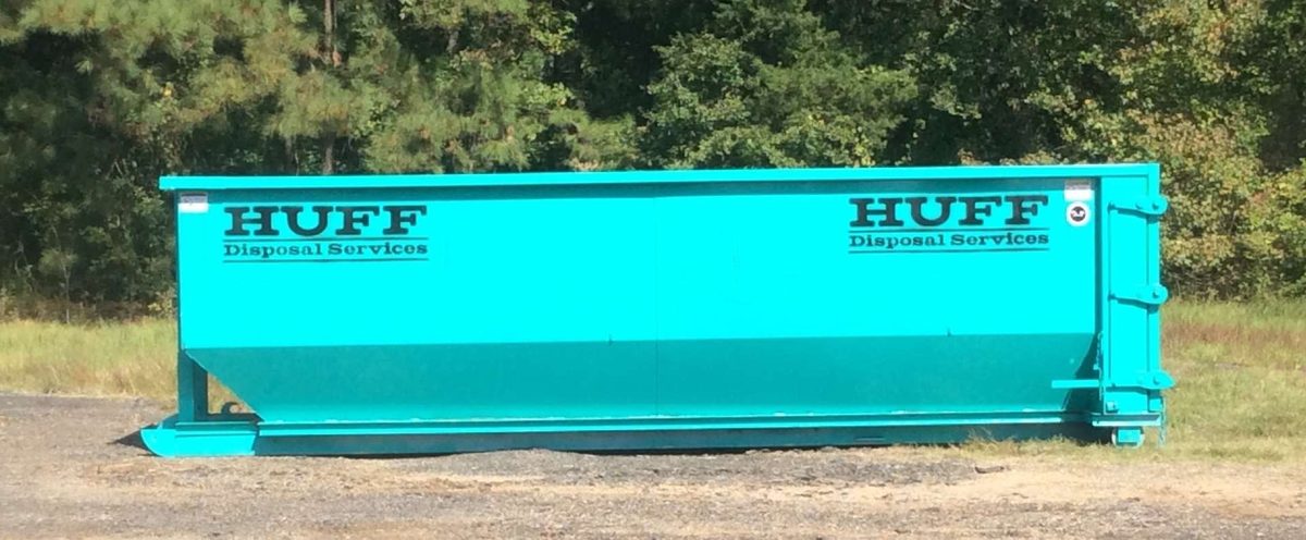 Huff Disposal 30 yard roll off dumpster